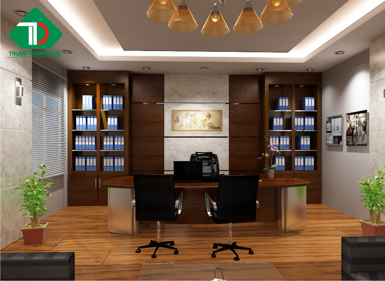 Nội thất văn phòng Giám đốc sang trọng Nội thất văn phòng Giám đốc sang trọng