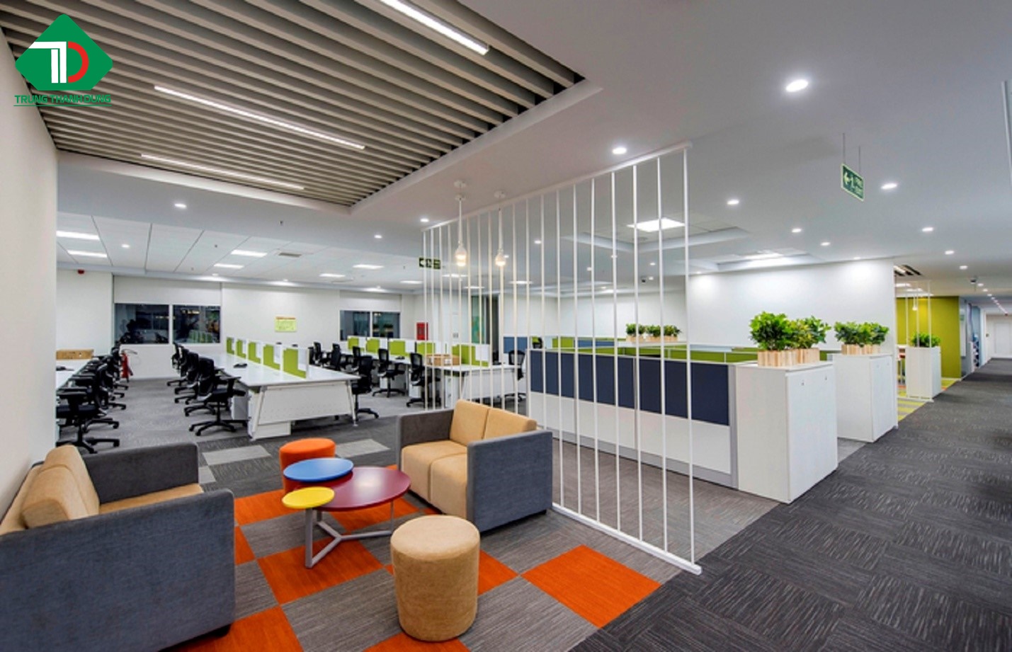 Giúp bạn thiết kế văn phòng chuyên nghiệp, đẹp mắt Tạo nên sự chuyên nghiệp cho văn phòng